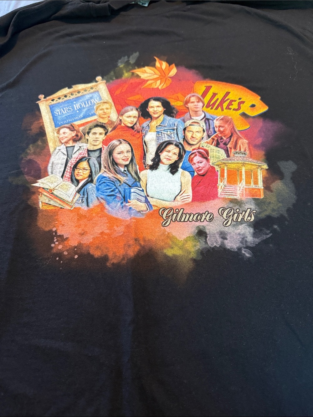 Gilmore Girls Graphic Tee - Black
